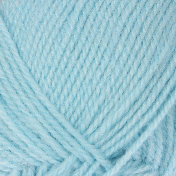 Пряжа "Подмосковная" 50% шерсть, 50% акрил 250м/100гр (0276, бледно-голубой)
