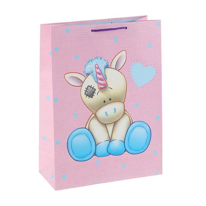 Пакет подарочный "Неразлучные друзья", 36 х 26 х 11.5 см