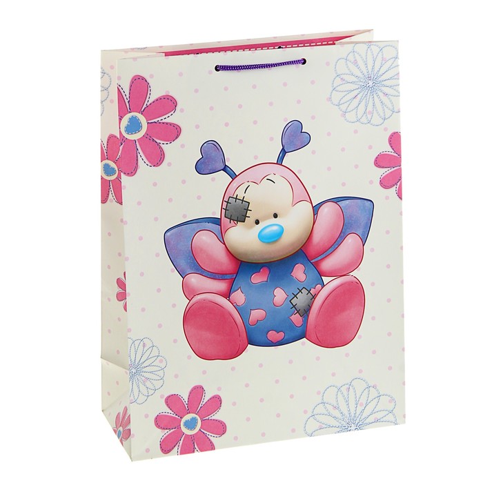 Пакет подарочный "Пчелка", 36 х 26 х 11.5 см