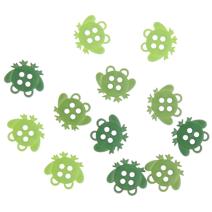 Набор декоративных пуговиц Dress It Up "Лягушата" (12 штук)