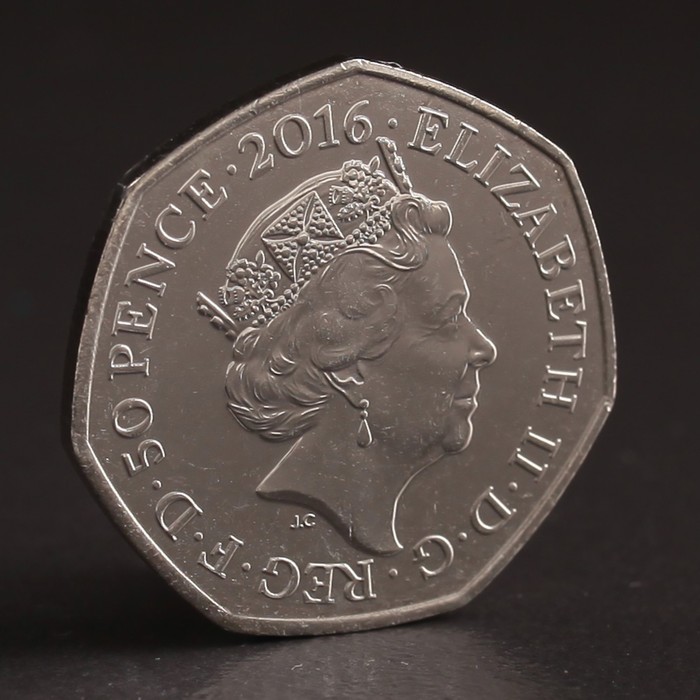 Монета "50 пенсов 2016 Великобритания Бельчонок Наткин. 150 лет со дня рождения Беатрис Потт   32594