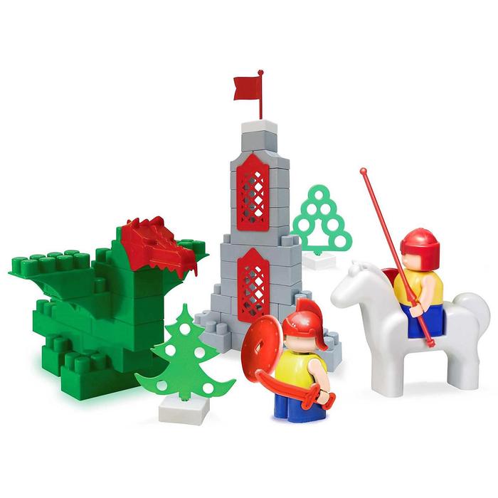 Конструктор Bauer «Всадник и дракон», 64 детали