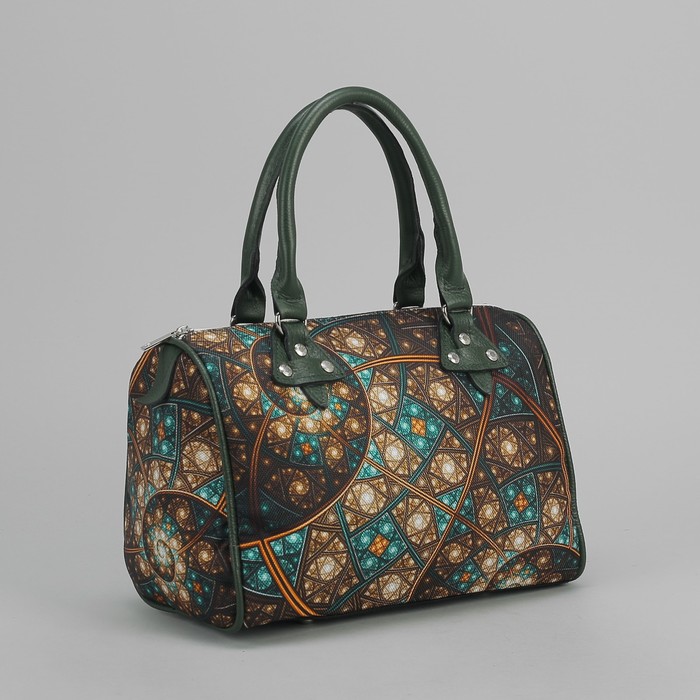 Сумка женская, отдел на молнии, цвет зелёный