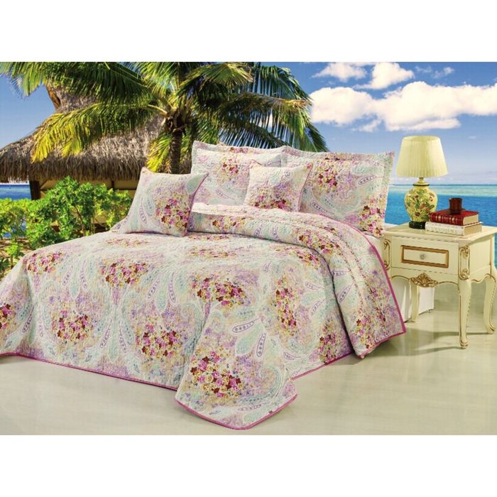 Комплект: Maderia евро, 240 × 260, 50 × 70 см - 2 шт, сатин TG2426-01