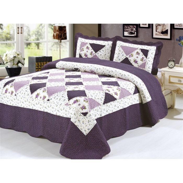 Комплект Patchwork: покрывало 150 × 200 см, наволочка 50 × 70 см