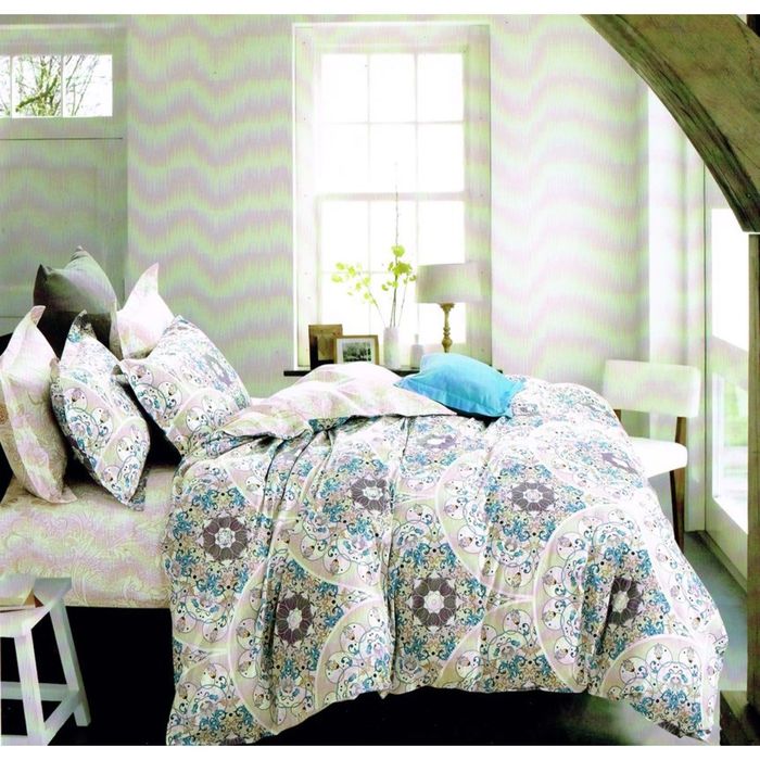 КПБ 2 сп, размер 220х245 см, 180х210 см, 50х70 см-2 шт, сатин TPIG2-737-50