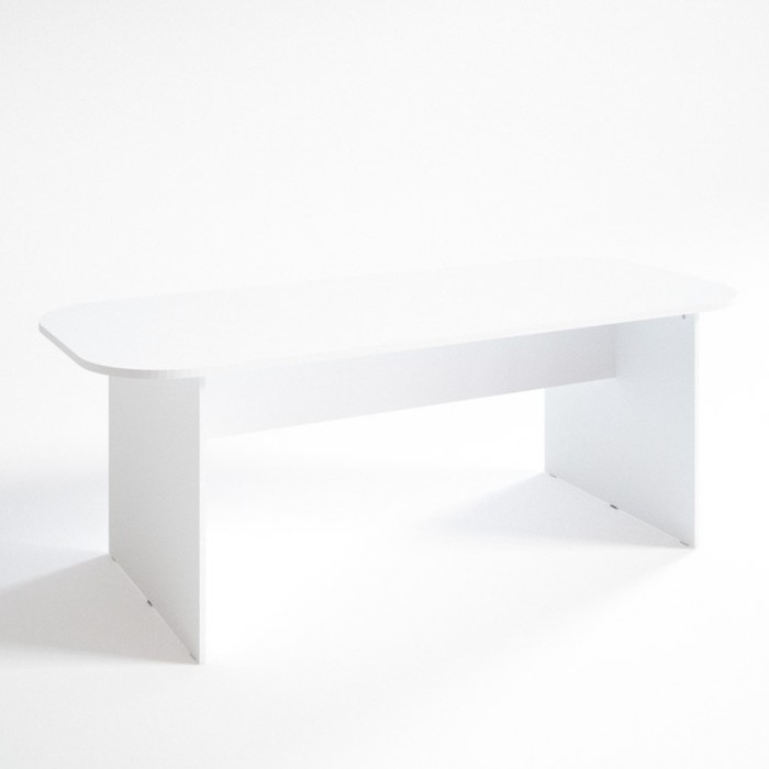 Конференц стол ФК.2, 2100х900х750 мм, белый шагр