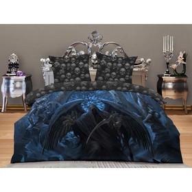

КПБ Евро Batcave, размер 220 х 240 см, 200 х 220 см, 70 х 70 - 2 шт