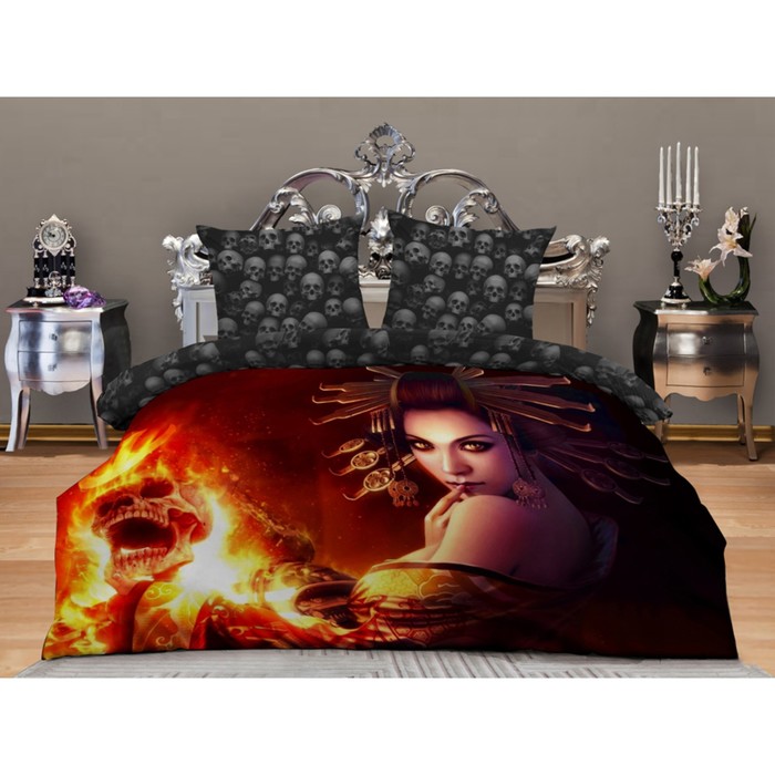 КПБ 2 сп Hell размер 175х210 см, 175х210 см, 70х70 см-2шт. A021