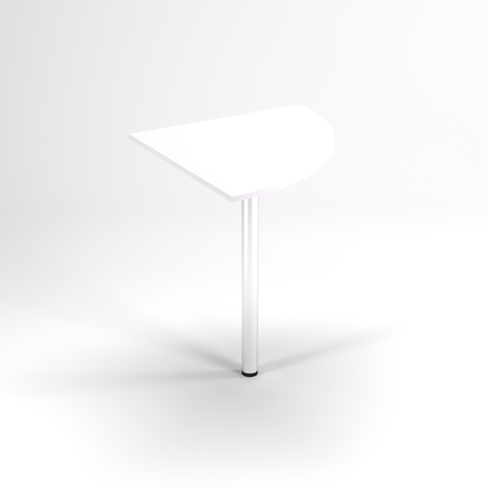 Переходная плоскость П2.7, 680х680х750 мм, белый шагр