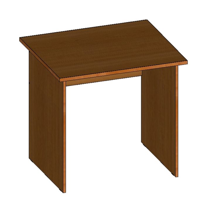 Стол рабочий С8.7, 800х680х750 мм, вишня оксфорд