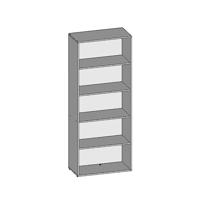 Шкаф для документов НШ-4, 760х380х1890 мм, венге