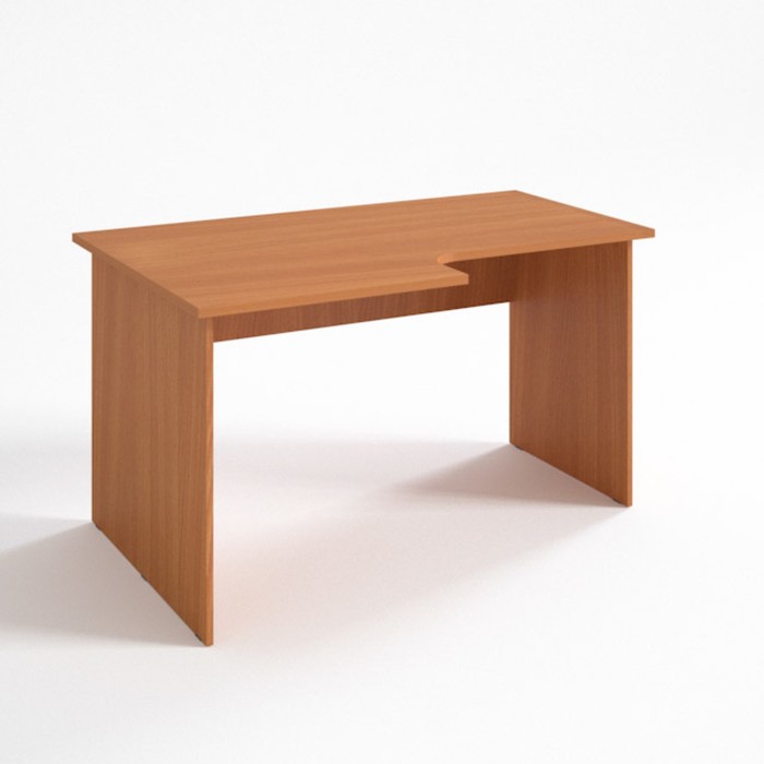 Стол угловой левый СЛ14.10.6, 1400х1000/600х750 мм, вишня оксфорд