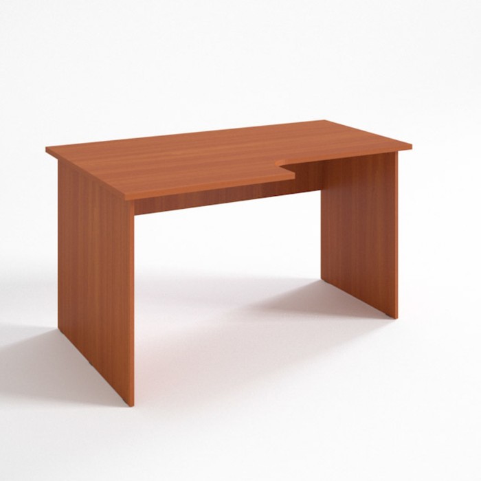 Стол угловой левый СЛ14.10.6, 1400х1000/600х750 мм, яблоня локарно