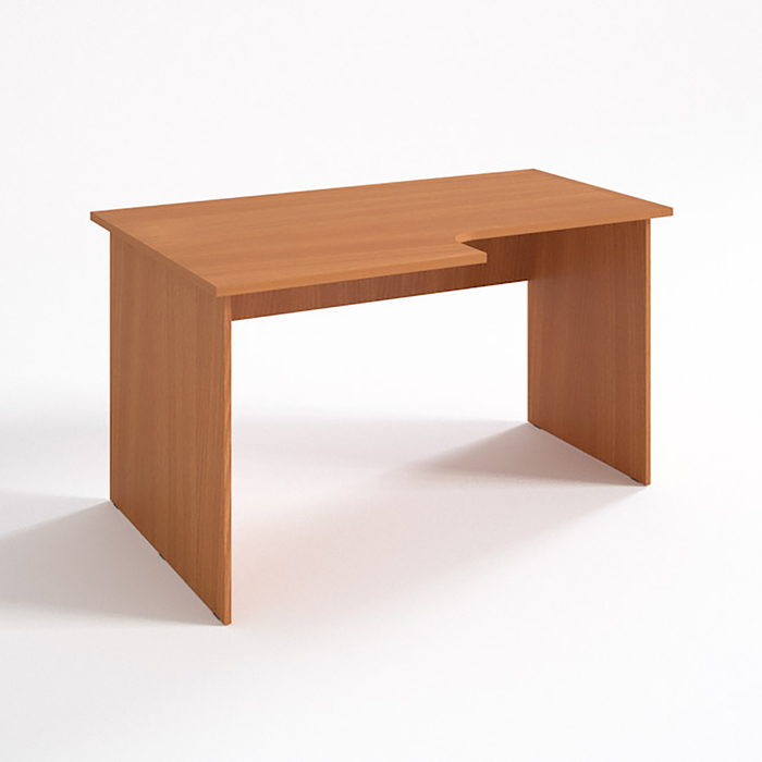 Стол угловой левый СЛ14.9.7(16), 1400х900/680х750 мм, вишня оксфорд
