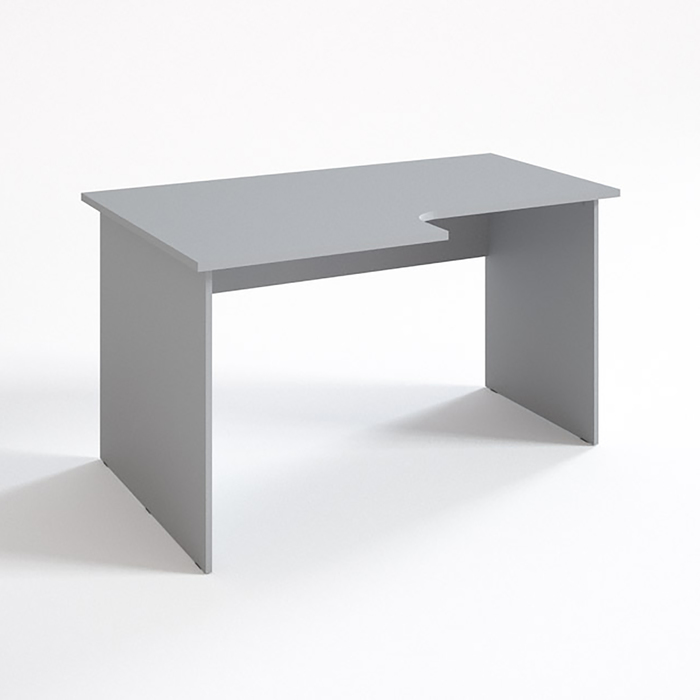 Стол угловой левый СЛ14.9.7(16), 1400х900/680х750 мм, серый