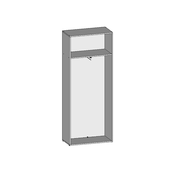 Шкаф для одежды НШ-5г, 760х380х1890 мм, венге