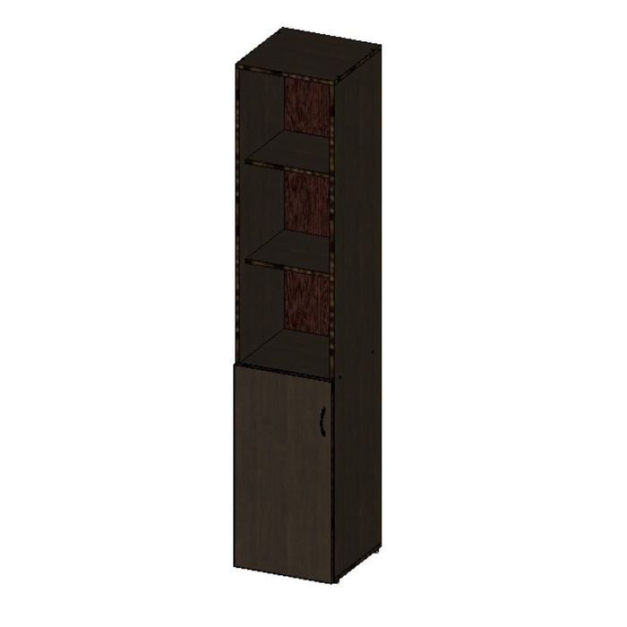 Шкаф для документов НШ-7, 383х380х1890 мм, венге