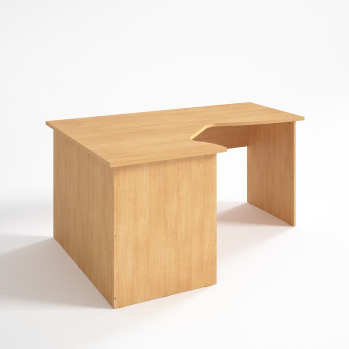 Стол угловой левый СЛ16.12.7, 1600х1180/680х750 мм, бук светлый