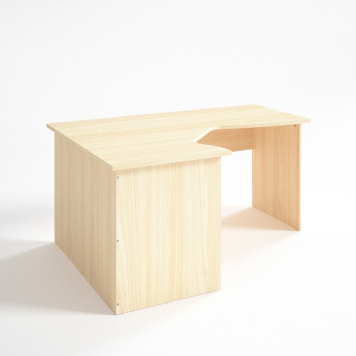 Стол угловой левый СЛ16.12.7, 1600х1180/680х750 мм, клен