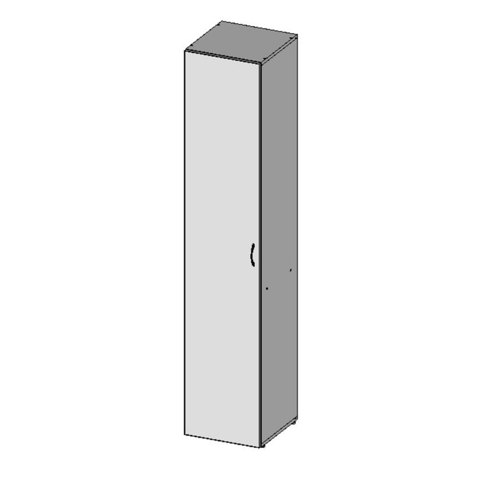 Шкаф для документов НШ-9, 383х380х1890 мм, белый шагр