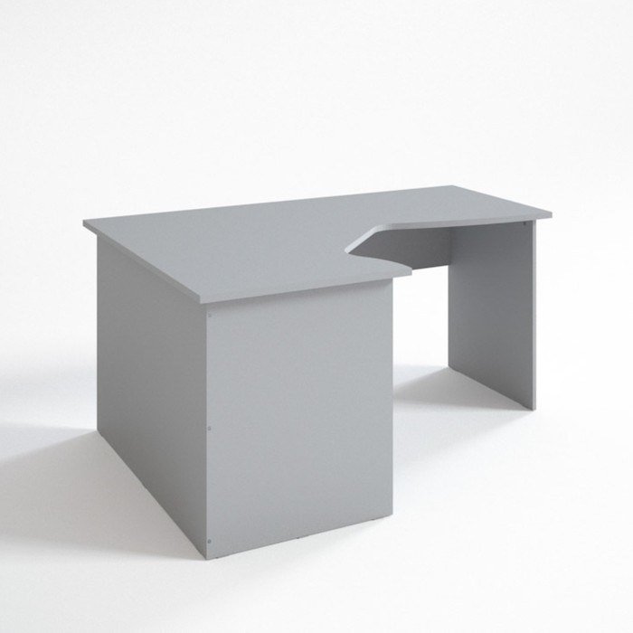 Стол угловой левый СЛ16.12.7, 1600х1180/680х750 мм, серый