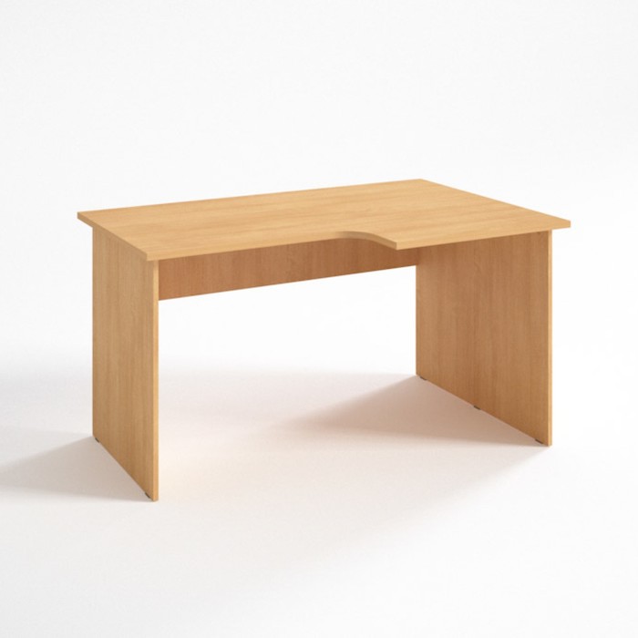 Стол угловой правый СП14.10.6, 1400х1000/600х750 мм, бук светлый