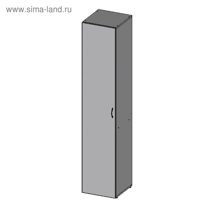 Шкаф для документов НШ-9, 383х380х1890 мм, серый