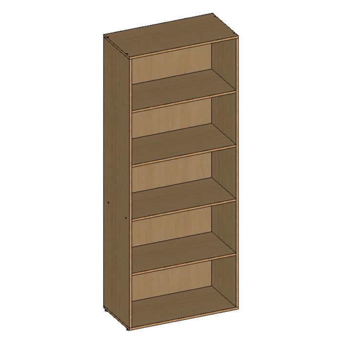 Шкаф стеллаж НШ-1, 760х380х1890 мм, бук светлый