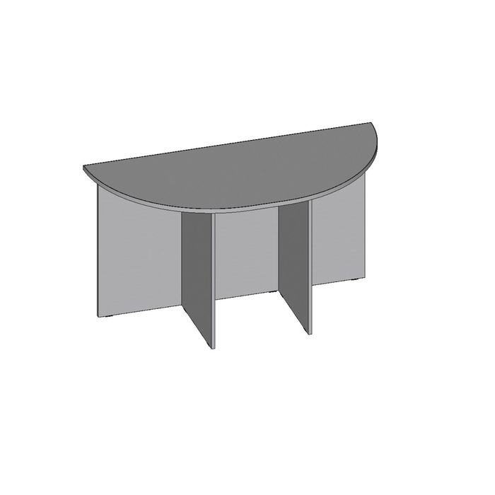 Стол брифинг П9.7, 1360х600х750 мм, серый