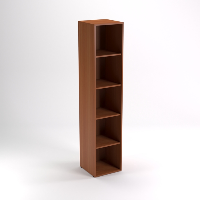 Шкаф стеллаж НШ-6, 383х380х1890 мм, вишня оксфорд