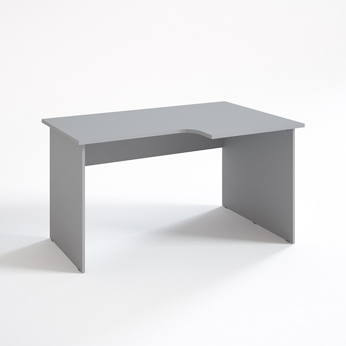 Стол угловой правый СП14.9.7(16), 1400х900/680х750 мм, серый