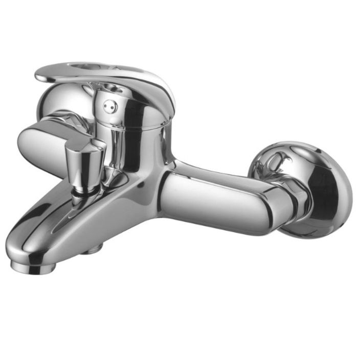 Смеситель для ванны Zenta "Веро" Z0203, с душевым комплектом, однорычажный, хром