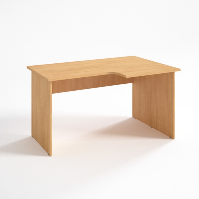 Стол угловой правый СП14.9.7, 1400х900/680х750 мм, бук светлый