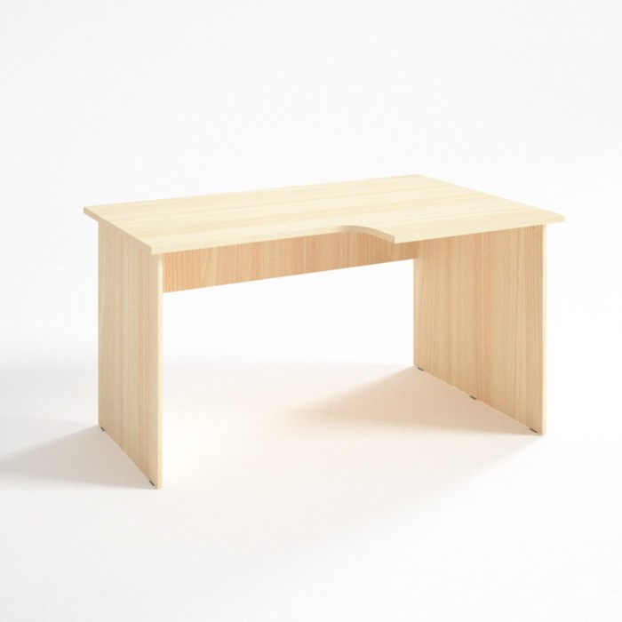Стол угловой правый СП14.9.7, 1400х900/680х750 мм, клен