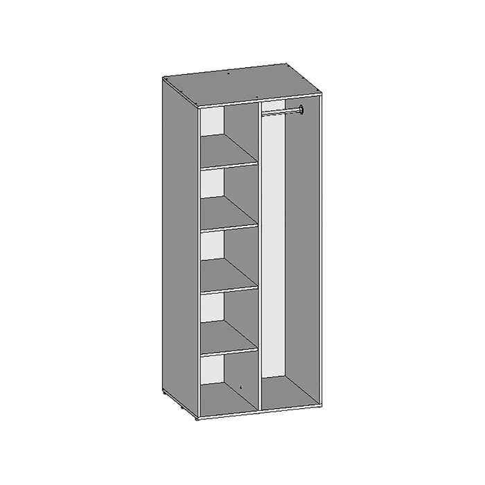 Шкаф универсальный НШ-20, 760х600х1890 мм, венге
