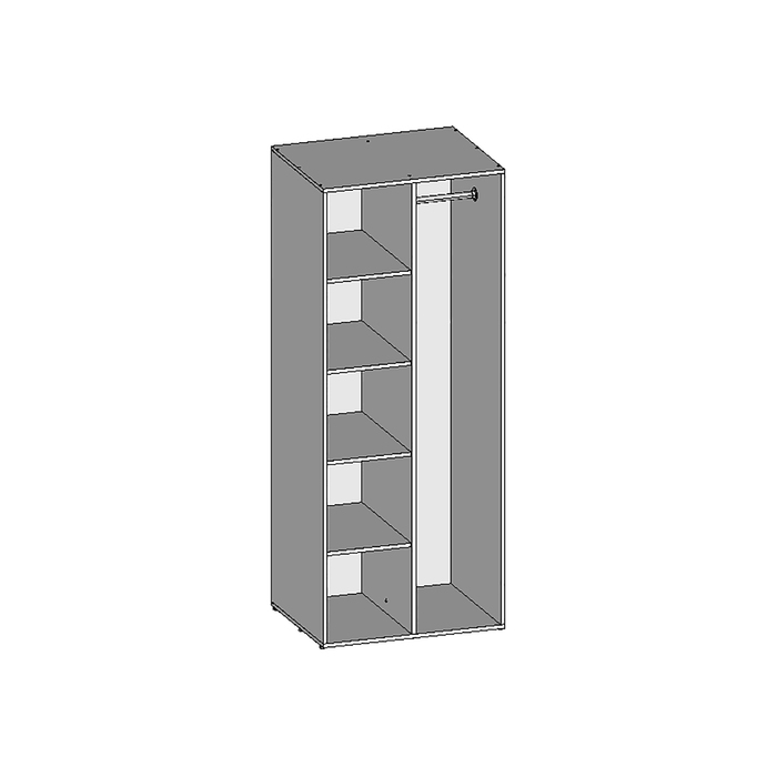 Шкаф универсальный НШ-20, 760х600х1890 мм, вишня оксфорд