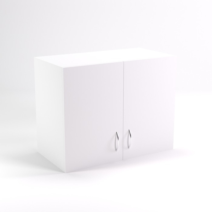 Антресоль двухдверная НАШ-1, 760х380х600 мм, белый шагр