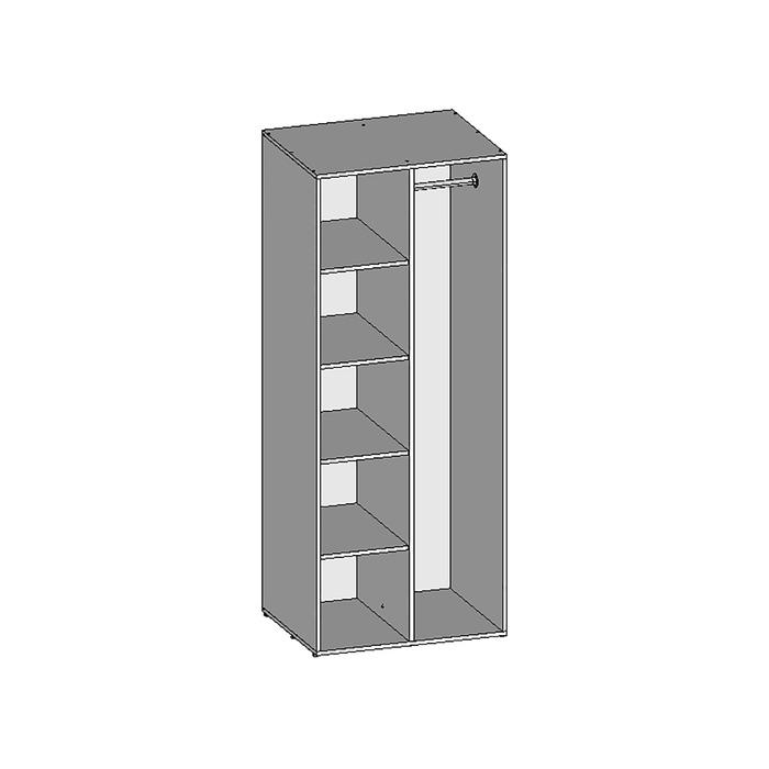 Шкаф универсальный НШ-20, 760х600х1890 мм, яблоня локарно