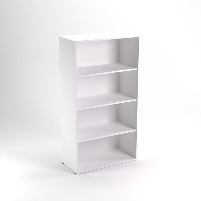 Шкаф стеллаж средний НШ-18, 760х380х1520 мм, белый шагр