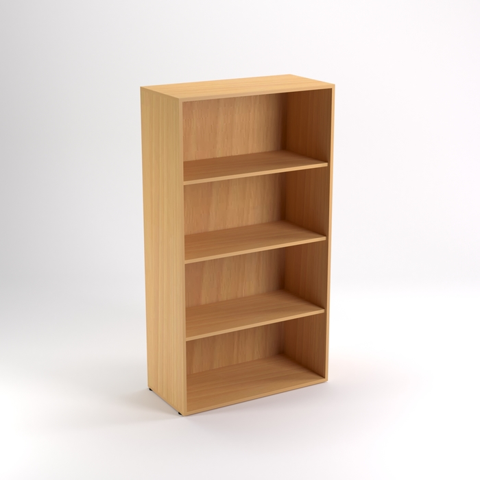 Шкаф стеллаж средний НШ-18, 760х380х1520 мм, бук светлый