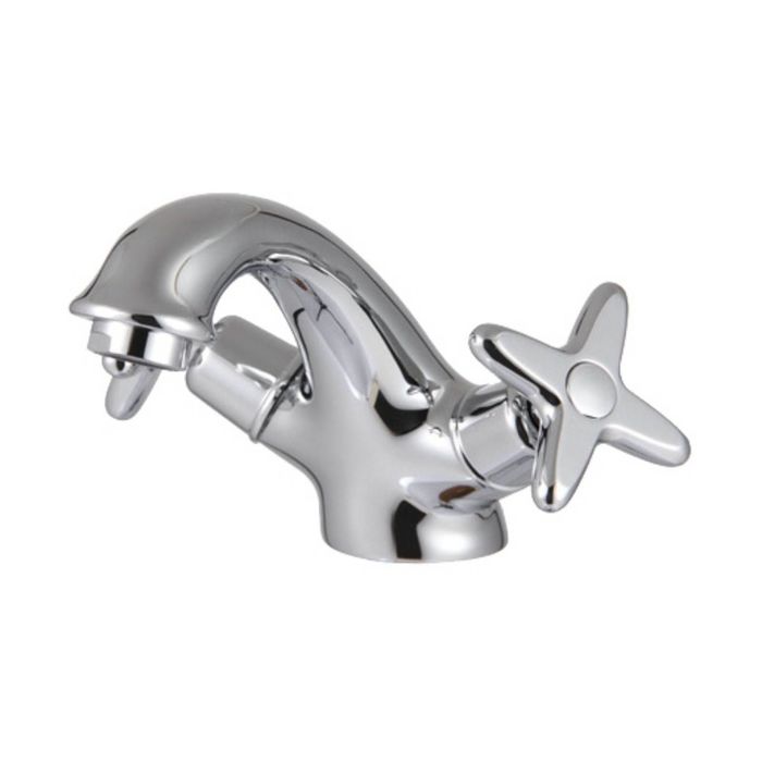 Смеситель для умывальника Zenta "Флекс" Z0709, без донного клапана, хром