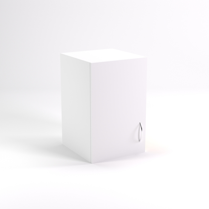 Антресоль однодверная НАШ-10, 600х380х600 мм, белый шагр