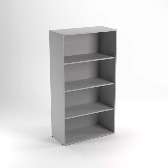 Шкаф стеллаж средний НШ-18, 760х380х1520 мм, серый