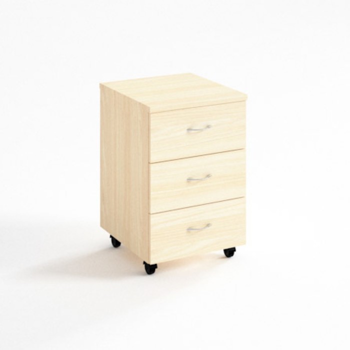 Тумба мобильная ТМ4.5, 425х450х590 мм, клен