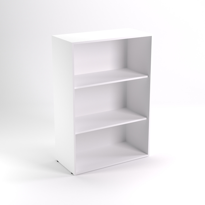 Шкаф стеллаж низкий НШт-4, 760х380х1153 мм, белый шагр