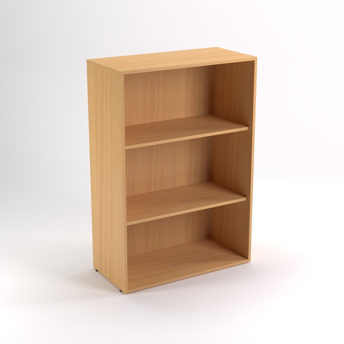 Шкаф стеллаж низкий НШт-4, 760х380х1153 мм, бук светлый