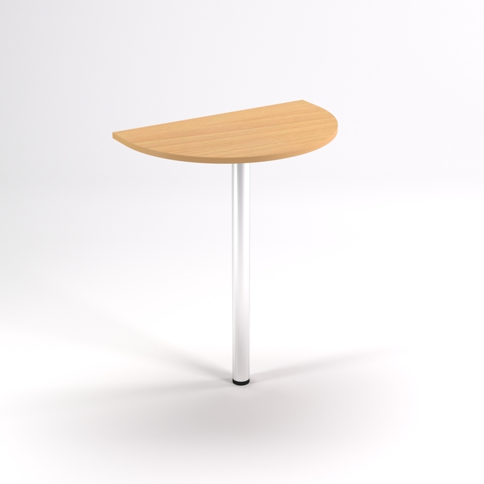 Брифинг-приставка П1.6, 600х370х750 мм, бук светлый