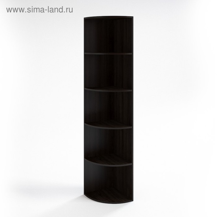 Шкаф угловой низкий НШ-13, 380 × 380 × 1153 мм, венге