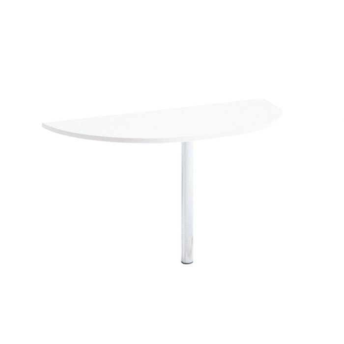 Брифинг-приставка П6.6, 1200х370х750 мм, белый шагр